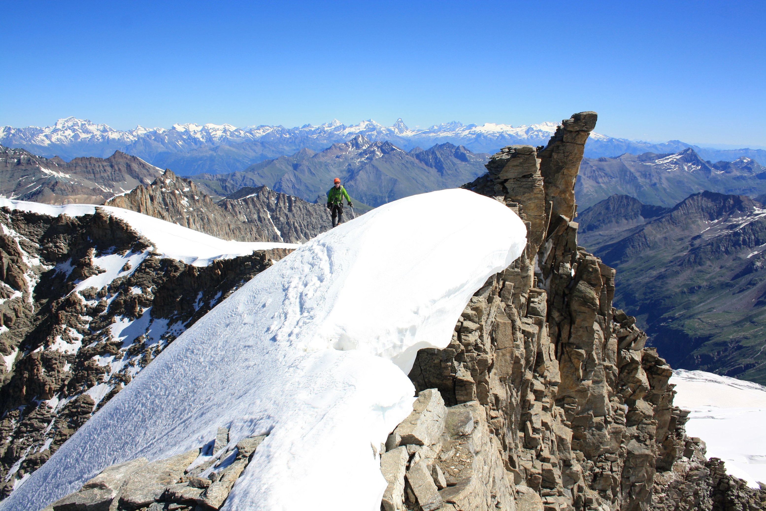 Sortie des difficultés rocheuses.