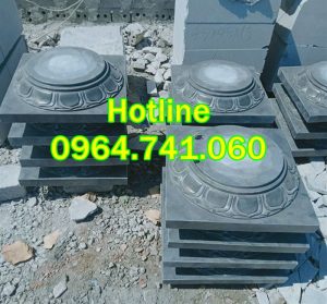 Đá kê chân cột nhà gỗ tại Cà Mau